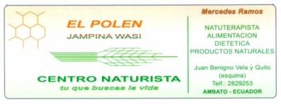 EL POLEN – JAMPINA WASI – CENTRO NATURISTA