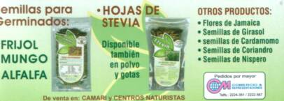 COMERCIO Y REPRESENTACIONES.  Semillas para Germinados