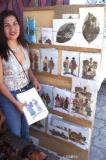 Different production techniques at the Otavalo handicrafts fair