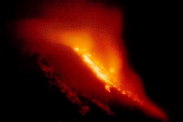 Erupción del volcán Tungurahua